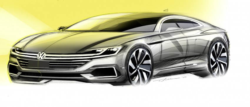 Volkswagen Sport Coupe Concept GTE revealed in Geneva – plug-in hybrid concept previews next-gen CC 315350