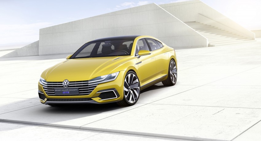 Volkswagen Sport Coupe Concept GTE revealed in Geneva – plug-in hybrid concept previews next-gen CC 315387
