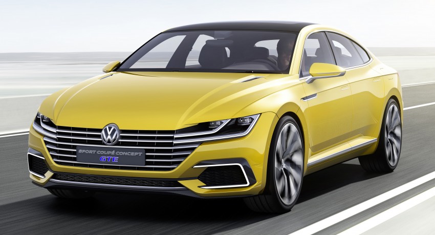 Volkswagen Sport Coupe Concept GTE revealed in Geneva – plug-in hybrid concept previews next-gen CC 315386