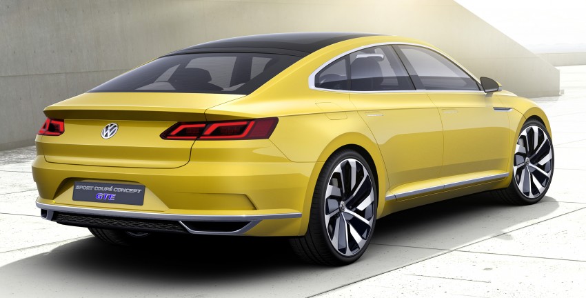 Volkswagen Sport Coupe Concept GTE revealed in Geneva – plug-in hybrid concept previews next-gen CC 315382