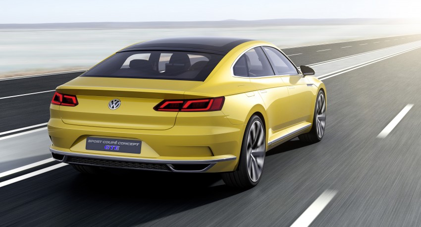 Volkswagen Sport Coupe Concept GTE revealed in Geneva – plug-in hybrid concept previews next-gen CC 315381