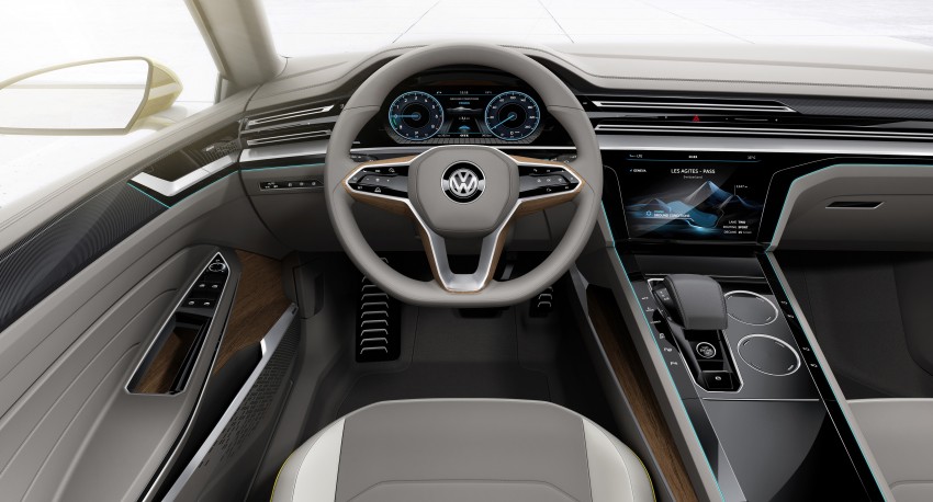 Volkswagen Sport Coupe Concept GTE revealed in Geneva – plug-in hybrid concept previews next-gen CC 315379
