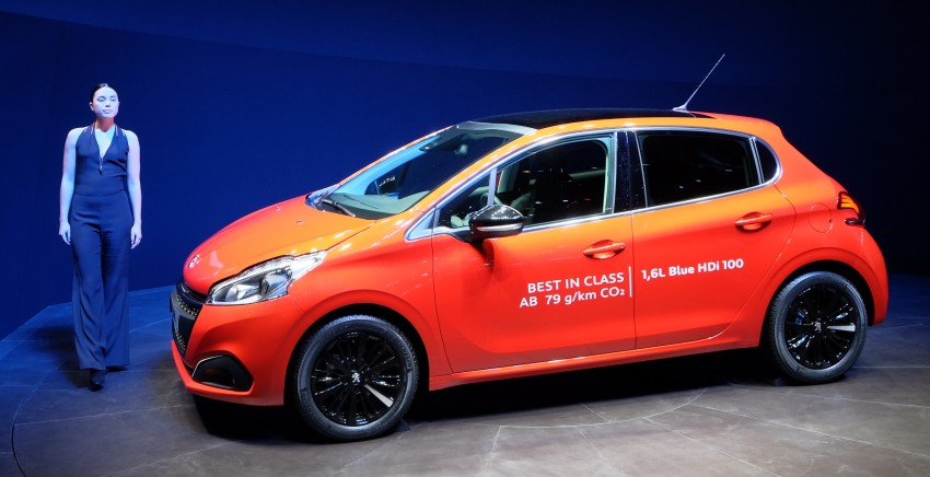 Peugeot 208 facelift shown in Geneva, in M’sia 2016 317068