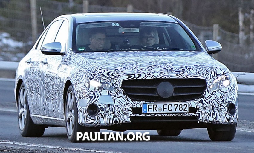 SPIED: W213 Mercedes-Benz E-Class sports new grille 319003