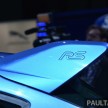 Ford Focus RS – now, US version performance figures