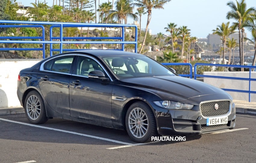 Jaguar XE spied with E badge is probably not an EV 320094