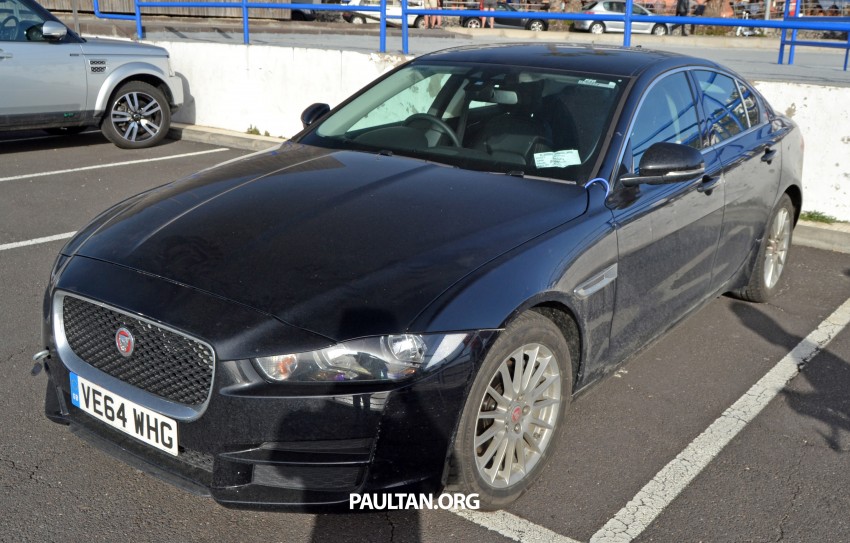 Jaguar XE spied with E badge is probably not an EV 320090