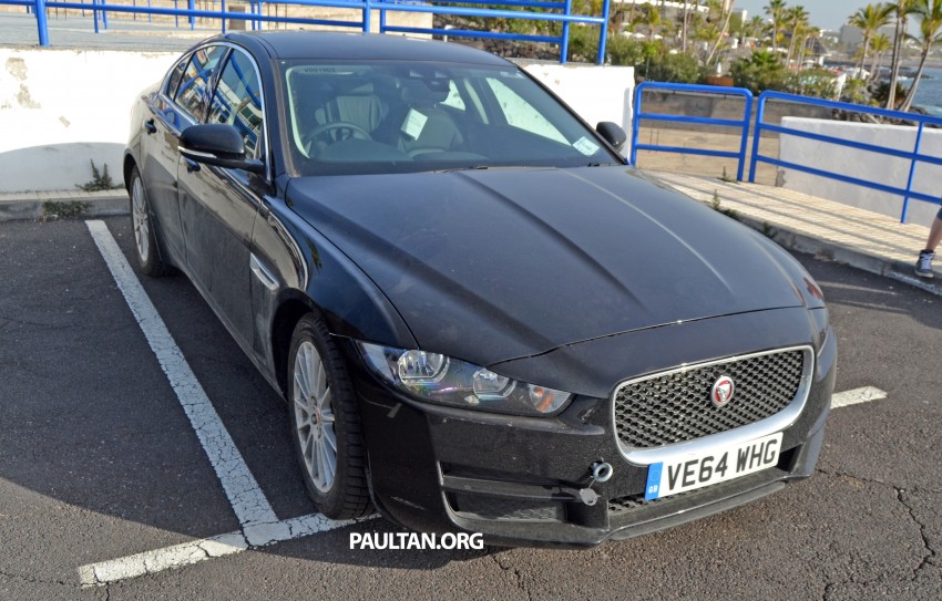 Jaguar XE spied with E badge is probably not an EV 320089