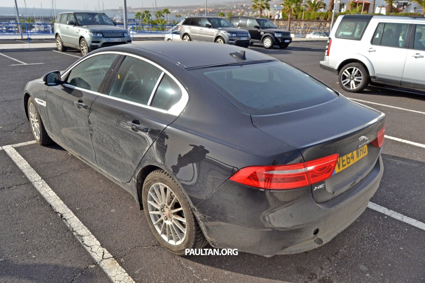 Jaguar XE spied with E badge is probably not an EV 320088
