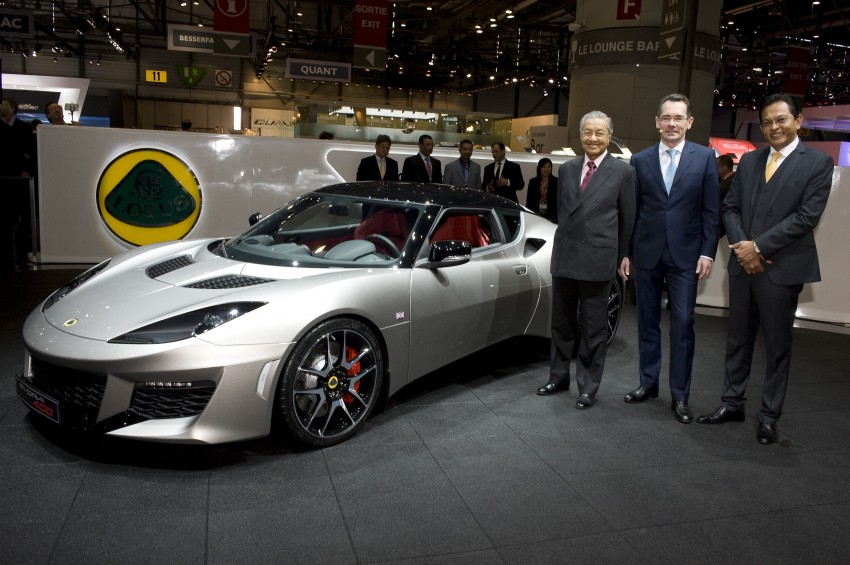 Lotus Evora 400 unveiled in Geneva by Tun Mahathir 316226