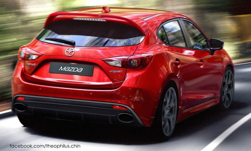 Mazda 3 MPS rendered; hot hatch to revive MPS badge 317353
