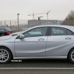 Mercedes-Benz A-Class facelift spotted undisguised