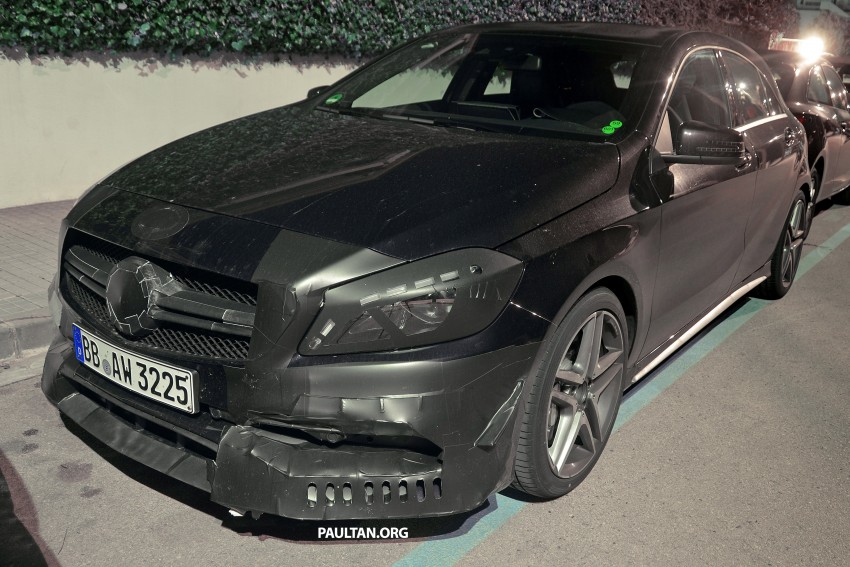 SPYSHOTS: Mercedes-Benz A-Class facelift – a first look at the updated interior 323078
