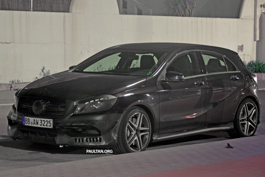 SPYSHOTS: Mercedes-Benz A-Class facelift – a first look at the updated interior 323076