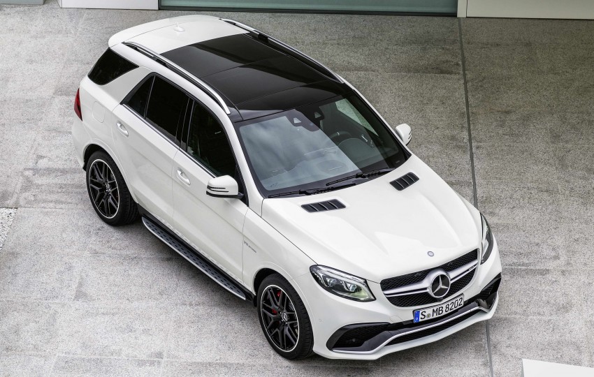 Mercedes-AMG GLE 63 revealed ahead of NY debut – 5.5 litre twin-turbo V8 with 557 PS, S model has 585 PS 321652