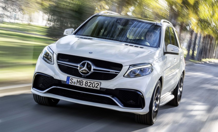 Mercedes-AMG GLE 63 revealed ahead of NY debut – 5.5 litre twin-turbo V8 with 557 PS, S model has 585 PS 321643