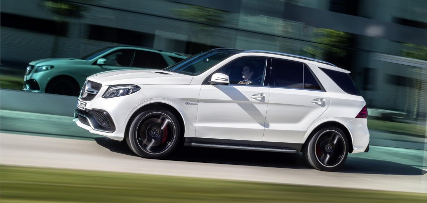 Mercedes-AMG GLE 63 revealed ahead of NY debut – 5.5 litre twin-turbo V8 with 557 PS, S model has 585 PS 321646