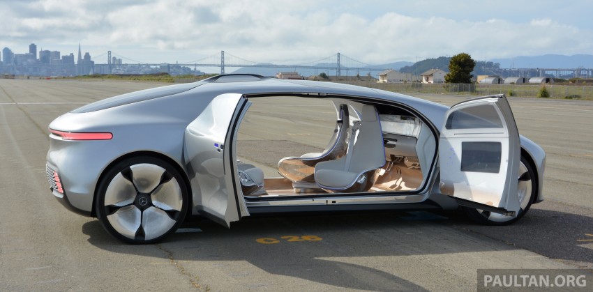 DRIVEN: Mercedes-Benz F 015 Luxury In Motion in SF 322135