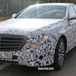 SPIED: W213 Mercedes-Benz E-Class wears less camo