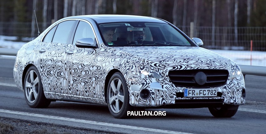 SPIED: W213 Mercedes-Benz E-Class sports new grille 319000