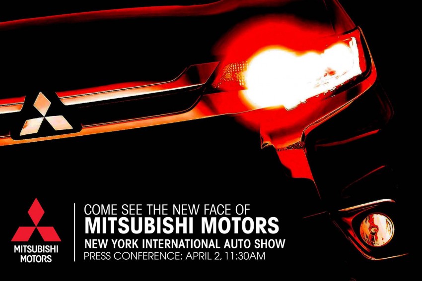 Mitsubishi Outlander facelift teased, NY 2015 debut 318185