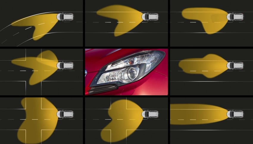Opel developing adaptive, eye-tracking headlights 320746