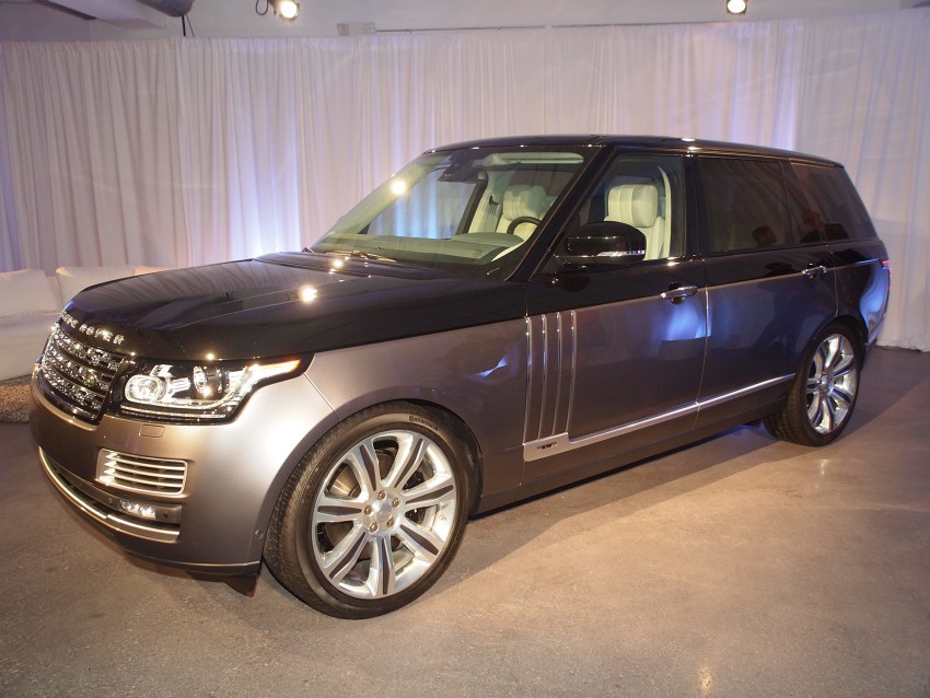 Range Rover SVAutobiography is the new range-topper of the 2016 Range Rover line-up, NY debut 324668