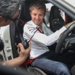 VIDEO: Petronas driver Nico Rosberg drives a Mercedes-Benz GLA 45 AMG at the Binjai carpark