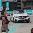 VIDEO: Petronas driver Nico Rosberg drives a Mercedes-Benz GLA 45 AMG at the Binjai carpark