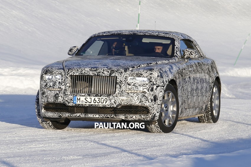 SPIED: Rolls-Royce Wraith Drophead Coupe testing 319869