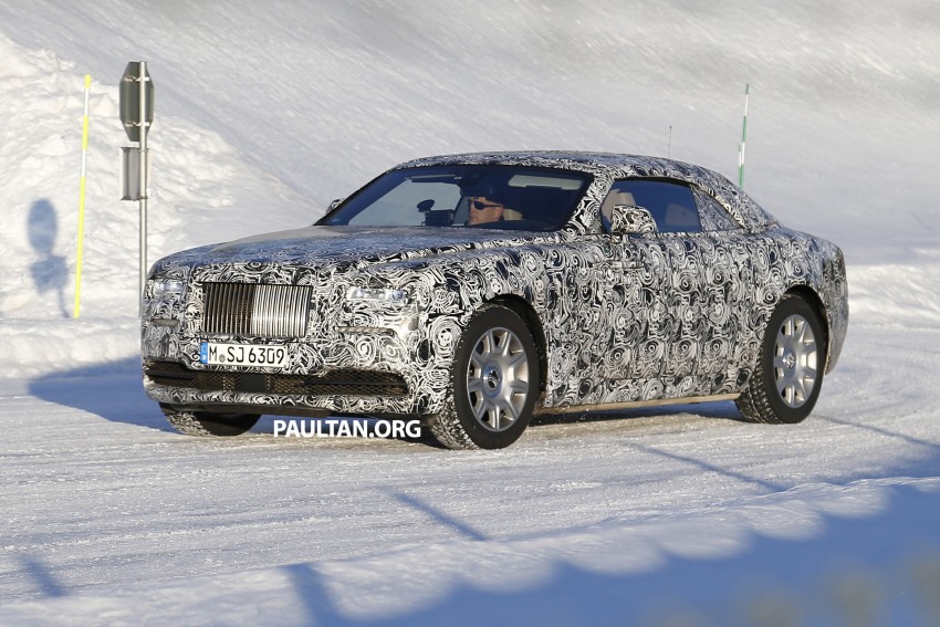 SPIED: Rolls-Royce Wraith Drophead Coupe testing 319868