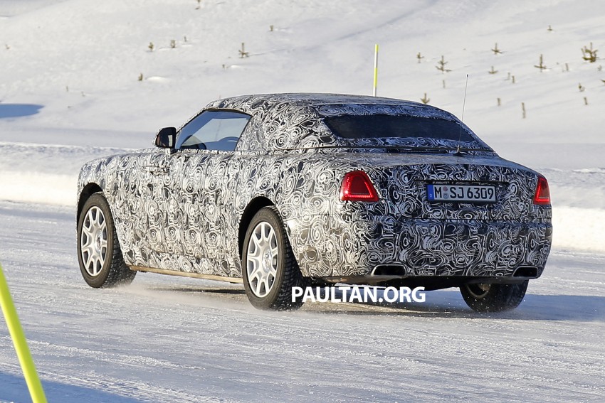 SPIED: Rolls-Royce Wraith Drophead Coupe testing 319862