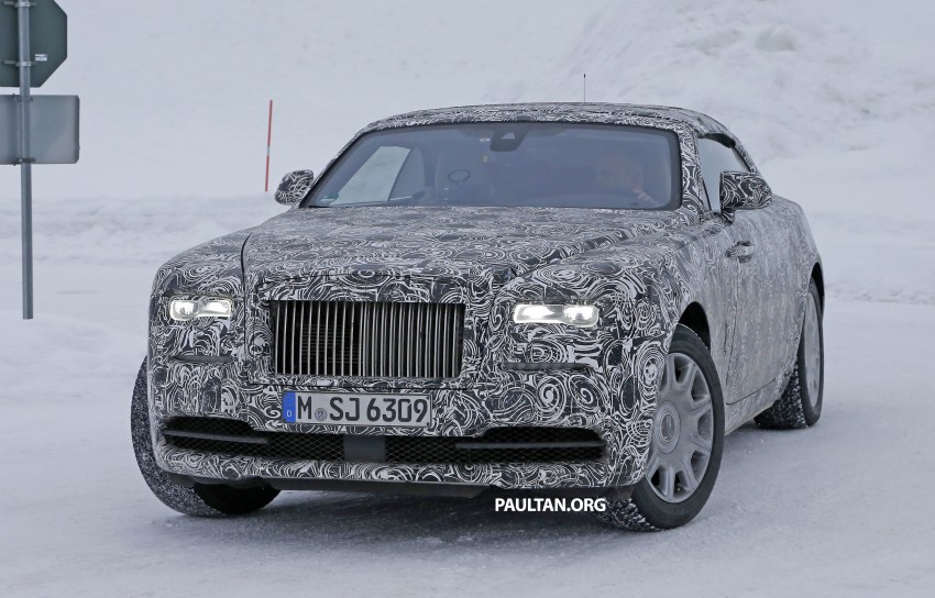 SPIED: Rolls-Royce Wraith Drophead Coupe testing 319854