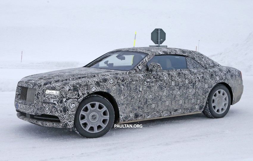 SPIED: Rolls-Royce Wraith Drophead Coupe testing 319852