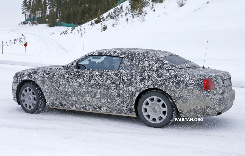 SPIED: Rolls-Royce Wraith Drophead Coupe testing 319850