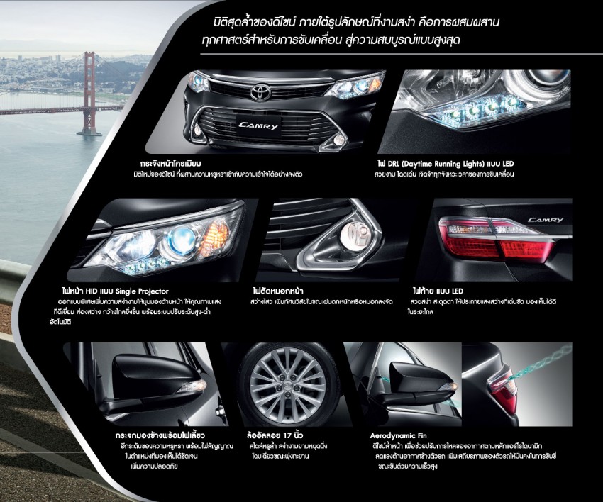 2015 Toyota Camry facelift range launched in Thailand – gets new 2.0L VVT-iW D-4S engine and 6-speed auto 317791