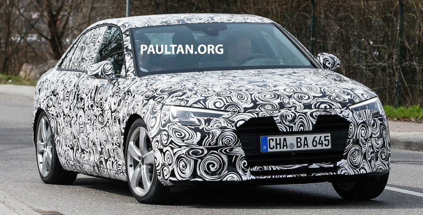 Audi A4 B9 leaked undisguised, including interior 322876