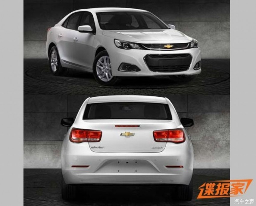 China-only Chevrolet Malibu facelift leaked online 319632