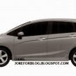 Next-generation Honda Jazz Shuttle leaked online