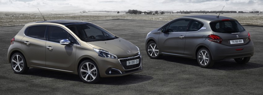 Peugeot 208 facelift gets world’s first textured paint 321937