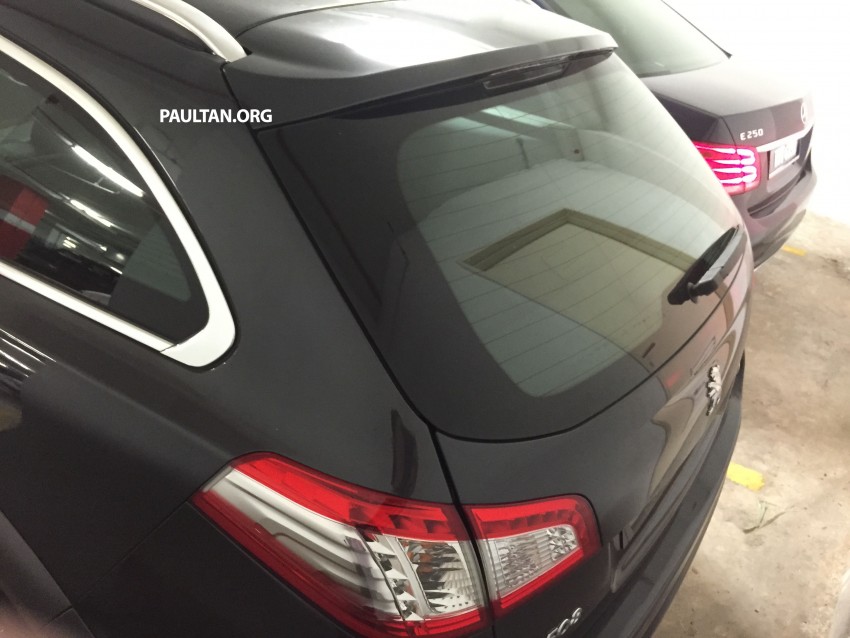 SPIED: Peugeot 508 RXH HYbrid4 in basement parking 320279