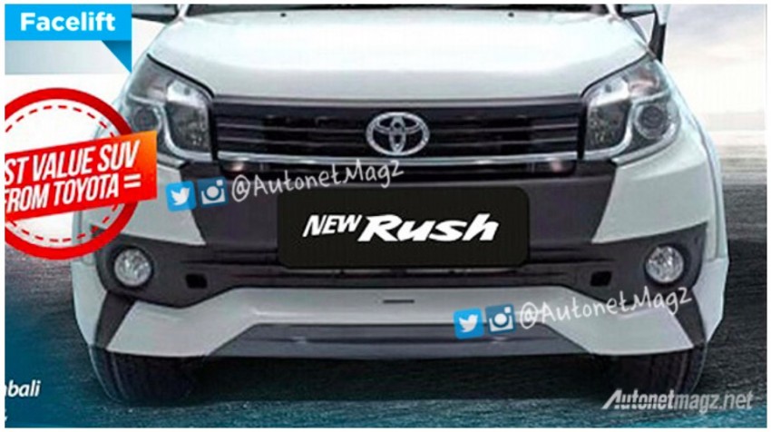 2015 Toyota Rush facelift sales brochure leaked online 316872