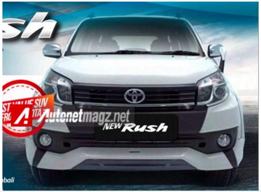 2015 Toyota Rush facelift sales brochure leaked online 316868