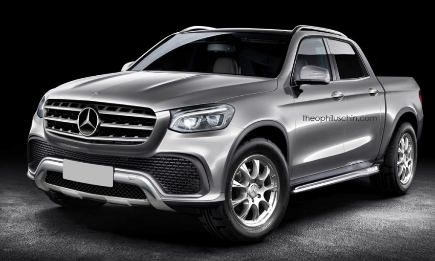 Mercedes-Benz pick-up rendered, to be sold in the US? 327446