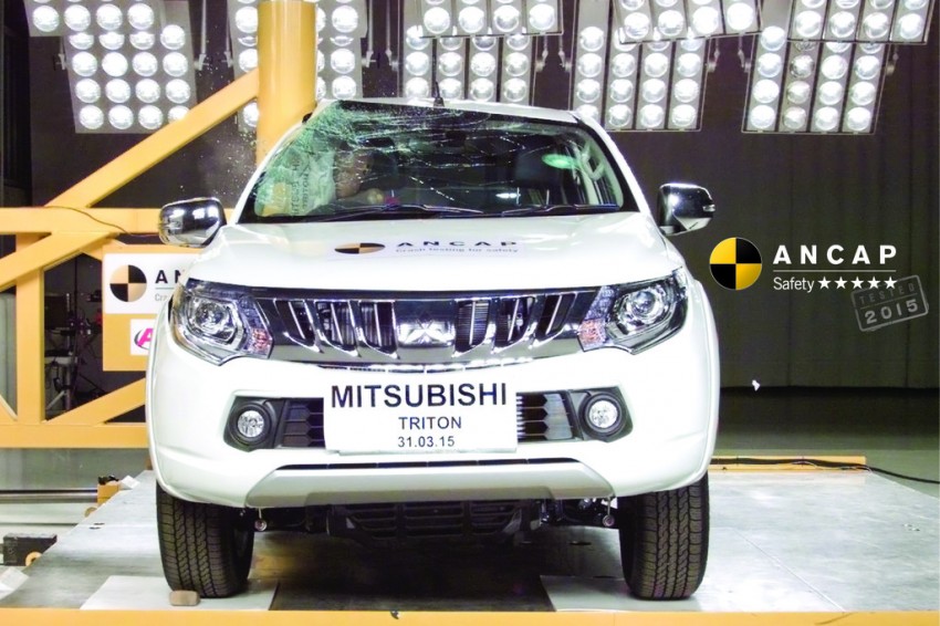2015 Mitsubishi Triton gets 5-star ANCAP safety rating 330692