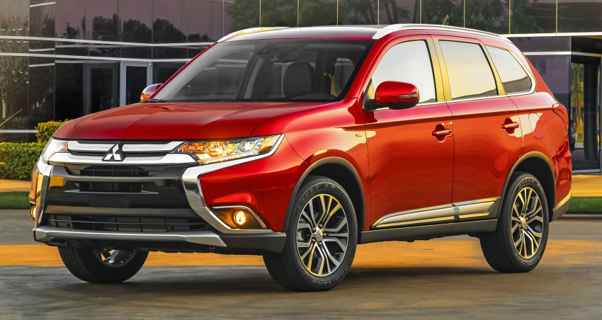 2016 Mitsubishi Outlander officially shows its face 325216