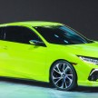Honda Civic Concept debuts in NYC, previews tenth-gen for ASEAN – Type R hatch confirmed for US