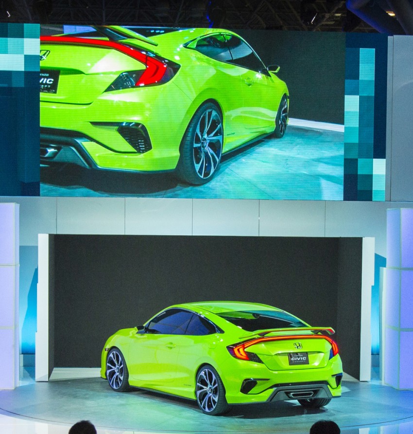 Honda Civic Concept debuts in NYC, previews tenth-gen for ASEAN – Type R hatch confirmed for US Image #323899