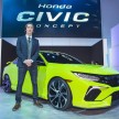 Honda Civic Concept debuts in NYC, previews tenth-gen for ASEAN – Type R hatch confirmed for US