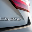 Shanghai 2015: Lexus ES facelift unveiled, new 2.0 mill
